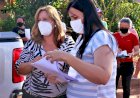 GABRIELA ALVES COMANDA ENTREGA DE CESTAS BÁSICAS PARA MORADORES DO SETOR JARDIM IMPERIAL I