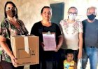 PREFEITURA RECEBE DA BRK AMBIENTAL E REDE ASTA, 10 MIL MÁSCARAS PARA ALUNOS, FEITAS POR COSTUREIRAS DE TRINDADE