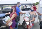 AÇÃO DE GABRIELA ALVES À FRENTE DA SECRETARIA DE ASSISTÊNCIA SOCIAL LEVA CESTAS DE ALIMENTOS PARA FAMÍLIAS DE 40 SETORES DE TRINDADE NO CRAS PAI ETERNO