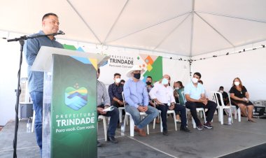 Deputado estadual Delegado Eduardo Prado recebe homenagem em evento de apresentação do Centro de Diagnósticos de Trindade