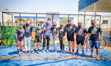 MARDEN JÚNIOR E LUANA MARTINS ENTREGAM PISTA URBANA DE CICLISMO XCO PARA 1.500 ATLETAS AMADORES E PROFISSIONAIS DE TRINDADE