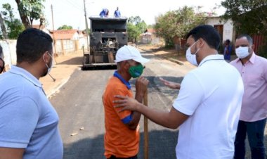 MARDEN JÚNIOR VISTORIA FRENTES DE TRABALHOS EM TRINDADE