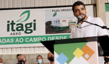 PREFEITO MARDEN JÚNIOR PARTICIPA DA INAUGURAÇÃO DA PRIMEIRA ETAPA DO CENTRO DE DISTRIBUIÇÃO DA ITAGI AGRO, NO POLO INDUSTRIAL MARIA MONTEIRO