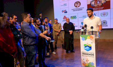 EM LANÇAMENTO DA ROMARIA 2023, MARDEN JÚNIOR PROJETA 3,5 MILHÕES DE FIÉIS, EM TRINDADE