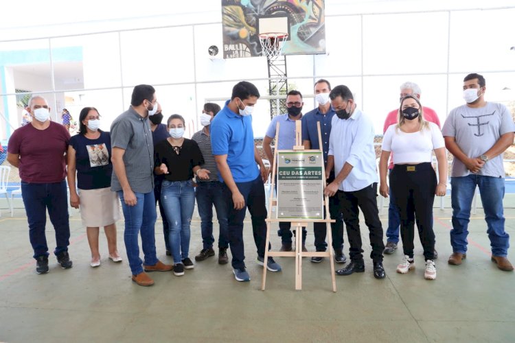 MARDEN JÚNIOR ENTREGA REFORMA E MODERNIZAÇÃO DO CEU DAS ARTES COM OFERTA DE ATIVIDADES NOS SETORES DE CULTURA, ESPORTES E LAZER