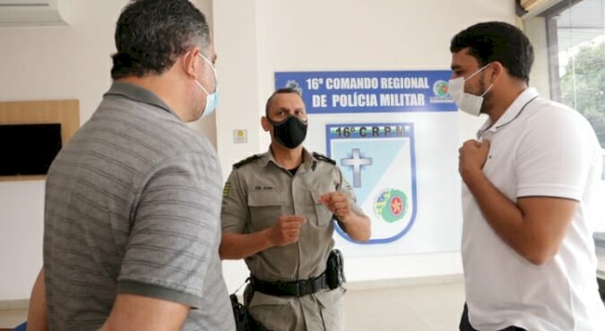 MARDEN JÚNIOR E CORONEL HANS DISCUTEM PARCERIAS PARA AMPLIAR SEGURANÇA PÚBLICA EM TRINDADE