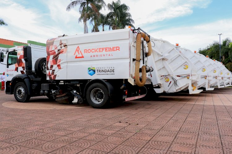 PREFEITURA DE TRINDADE APRESENTA NOVA EMPRESA QUE REALIZARÁ COLETA DE RESÍDUOS URBANOS