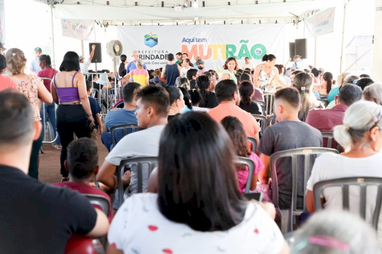 MUTIRÃO DA PREFEITURA DE TRINDADE REALIZA 974 ATENDIMENTOS NO JARDIM CALIFÓRNIA E REGIÃO